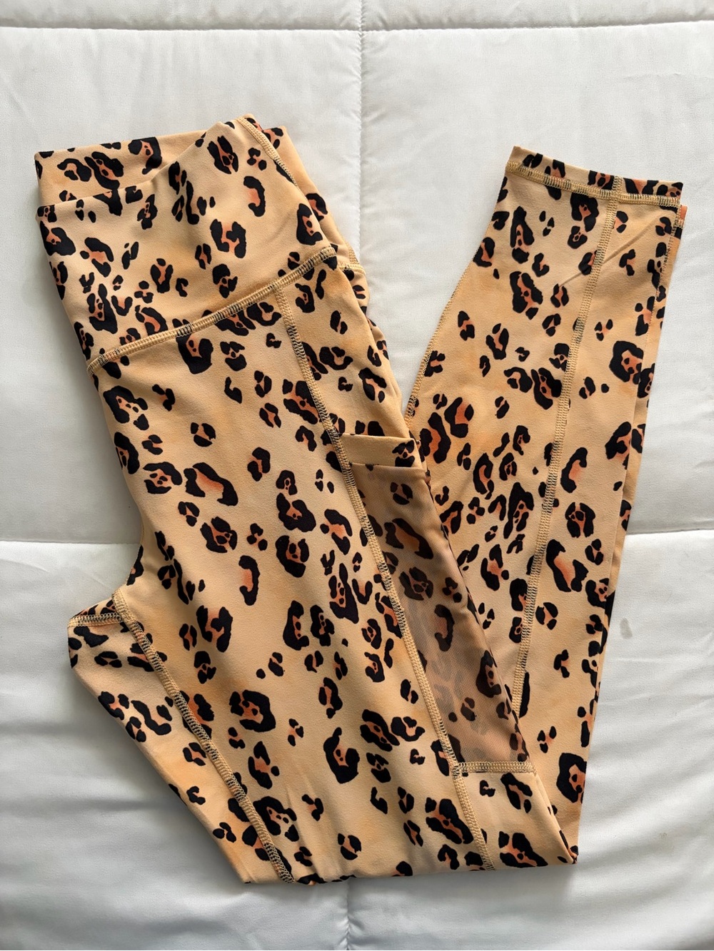Fabletics Leopard Print Leggings - Tan